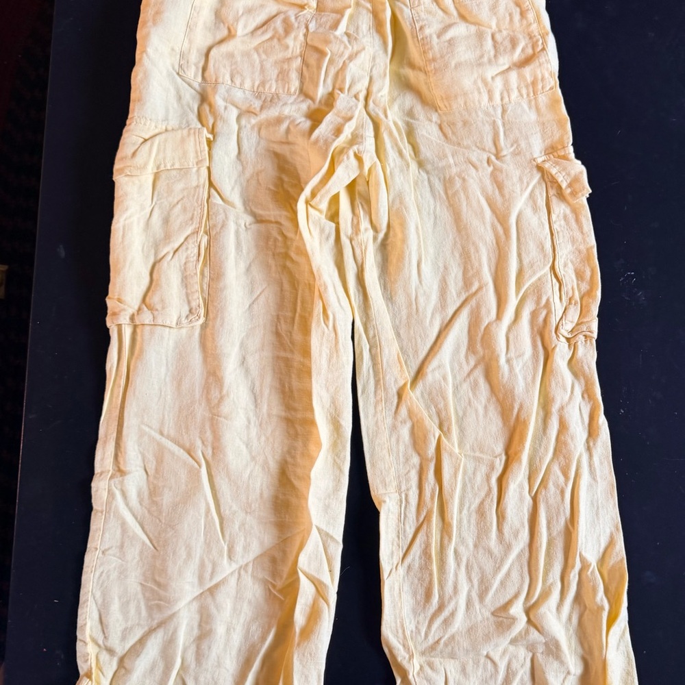 Sincerely Jules Light Yellow Wide Leg Pants